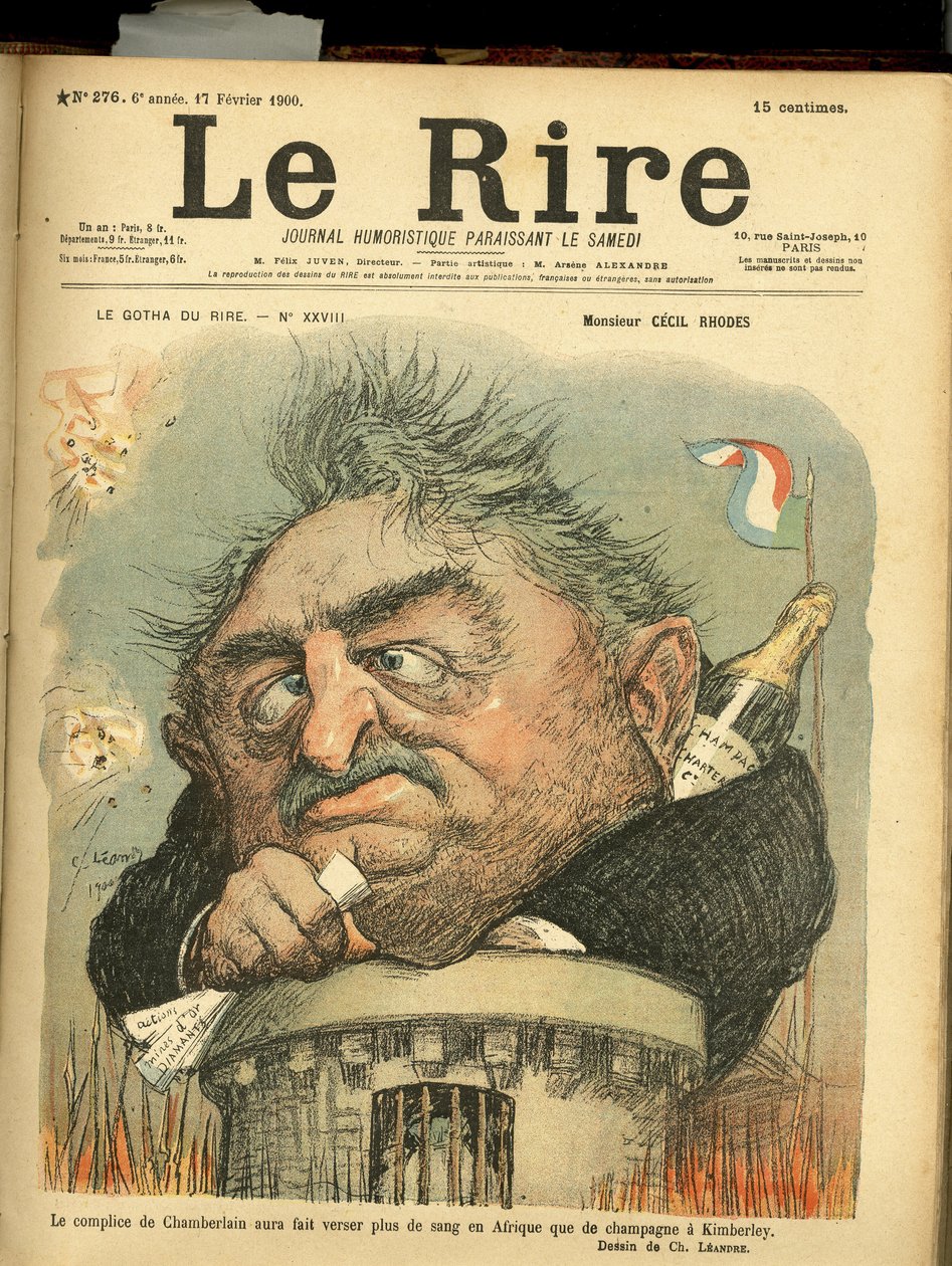 Illustratie van Charles Leandre (1862-1934) voor de omslag van Le Rire door Charles Leandre