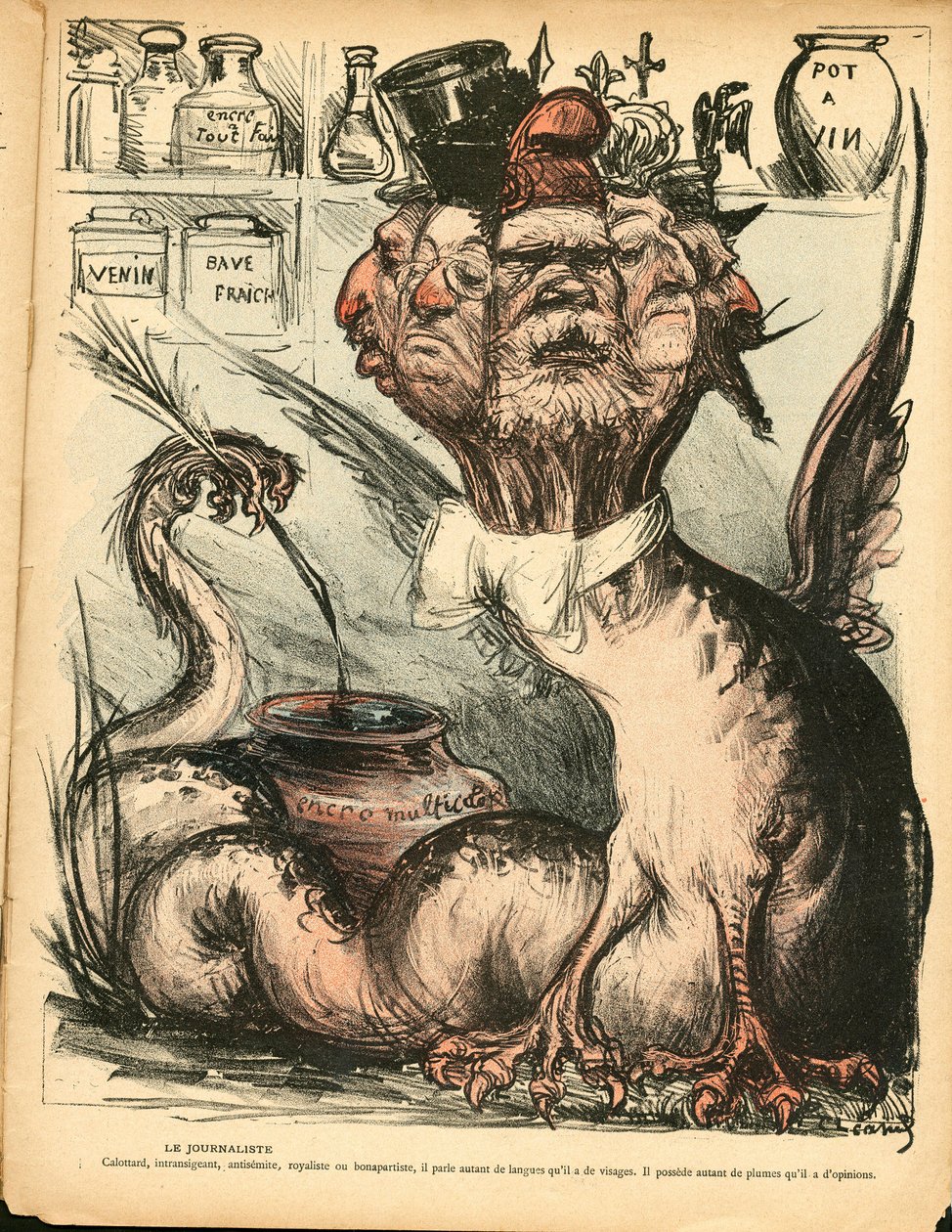 De Boterplaat, Satirisch in Kleuren door Charles Leandre