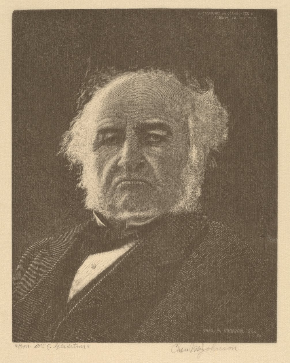 William Gladstone door Charles M. Johnson
