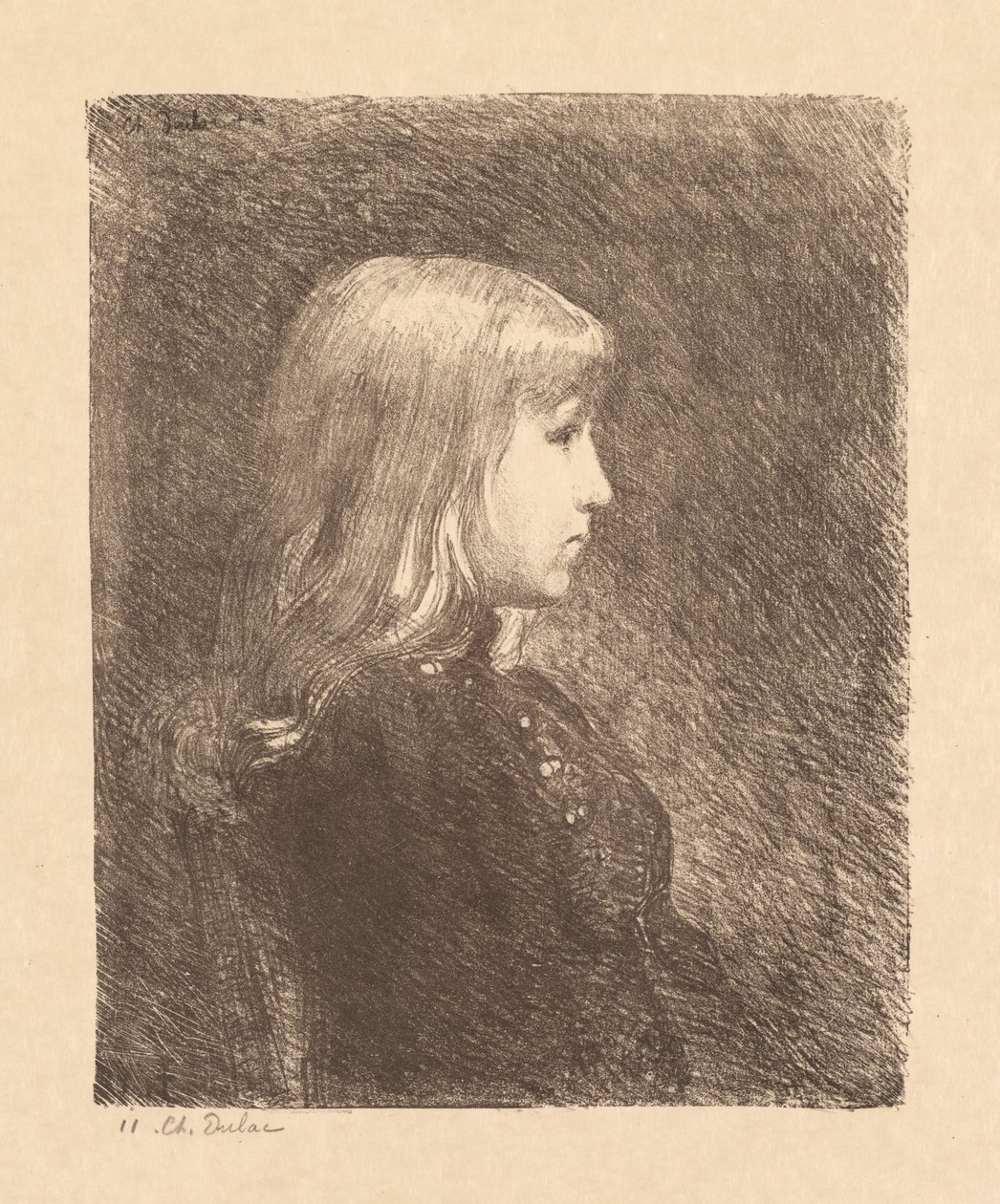 Jonge Dame door Charles Marie Dulac