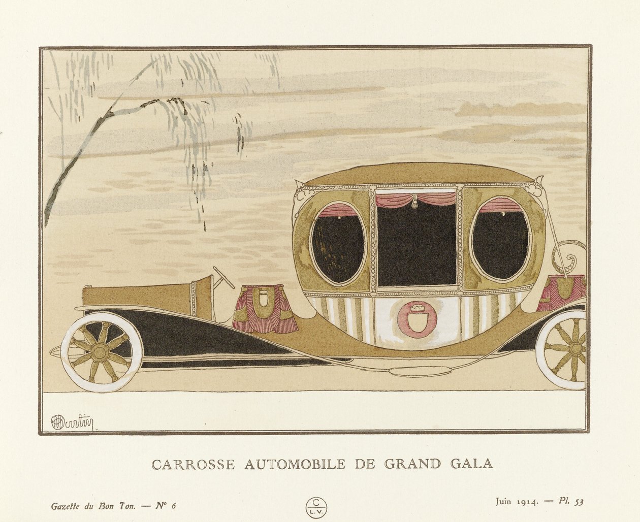 Carrosse Automobile de Grand Gala, gepubliceerd 1914 door Charles Martin