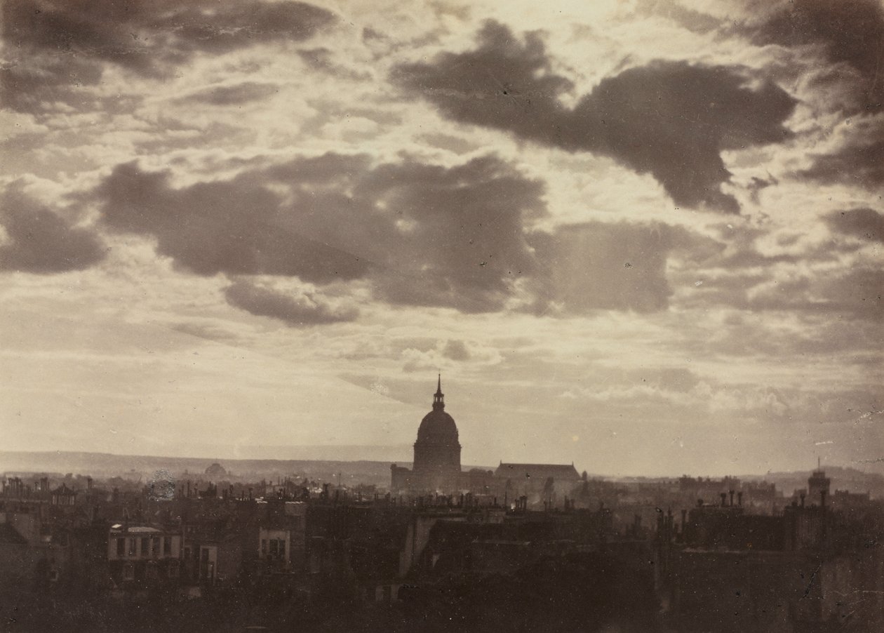 Luchtstudie, Parijs door Charles Marville