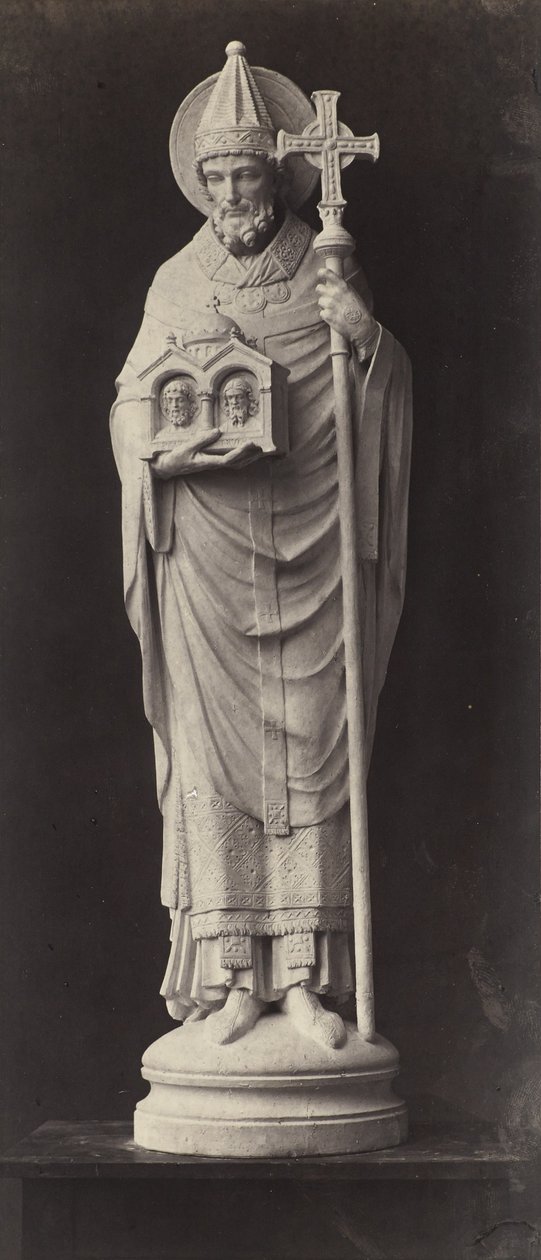 Standbeeld uit het Louvre door Charles Marville