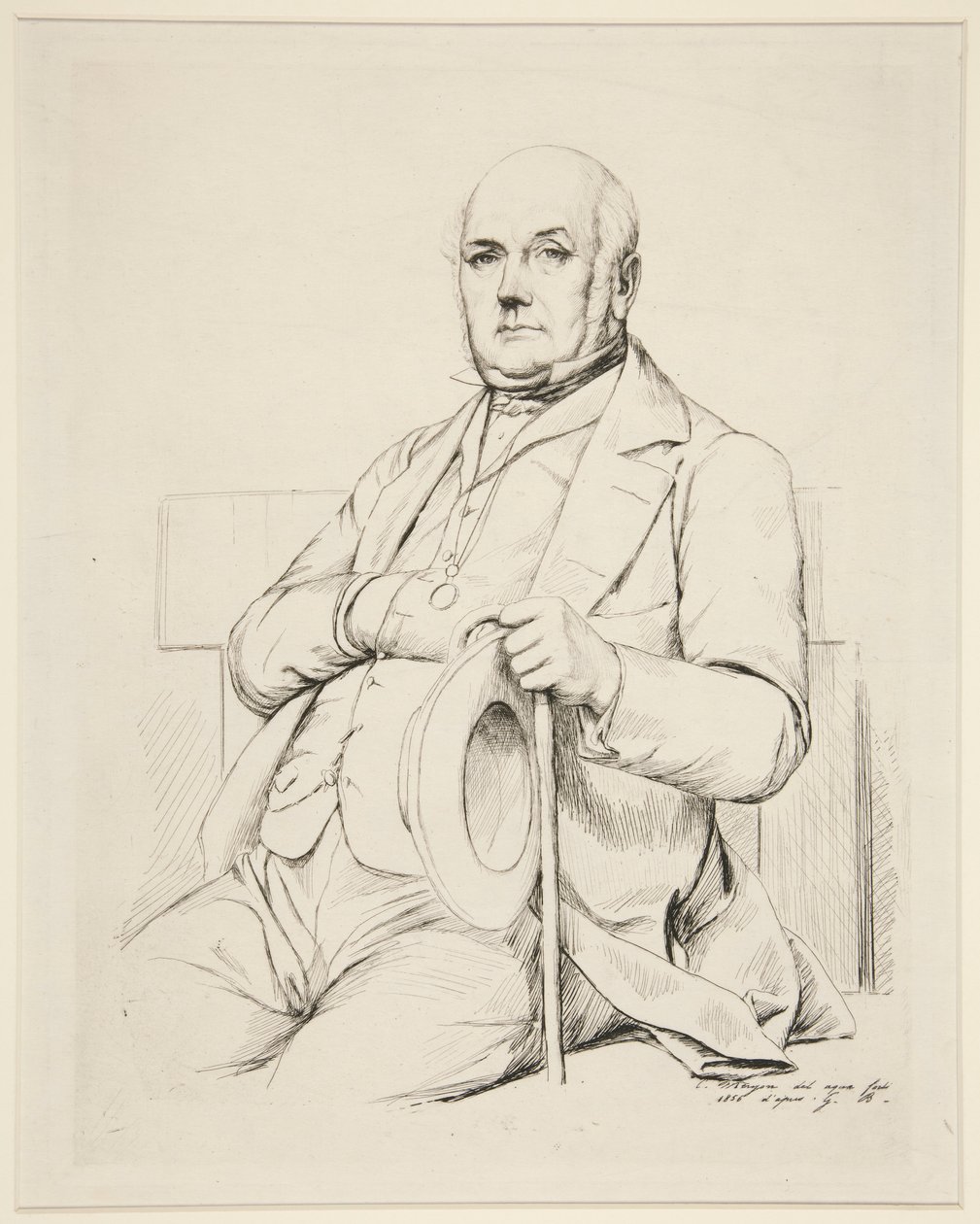 Casimir Le Conte door Charles Meryon