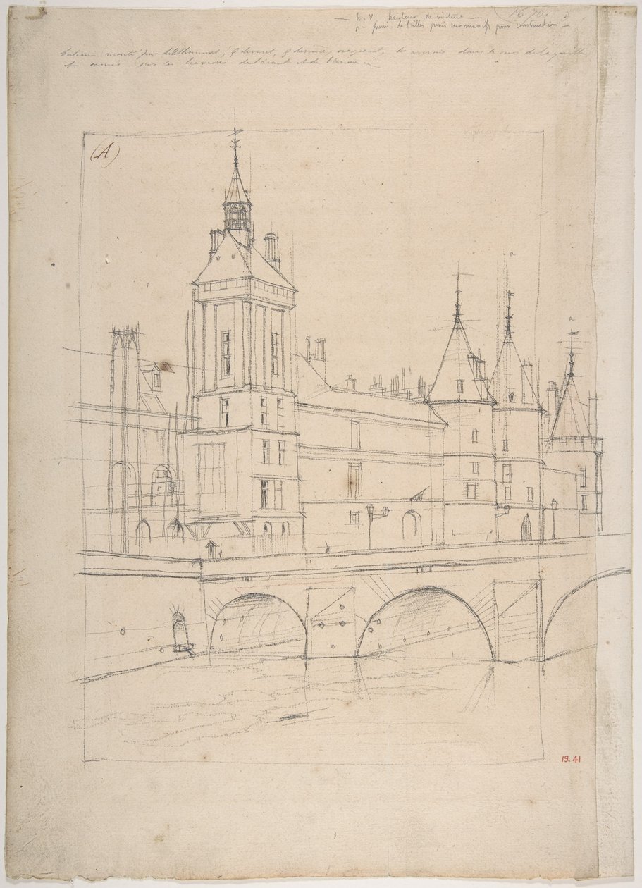 De klokkentoren door Charles Meryon