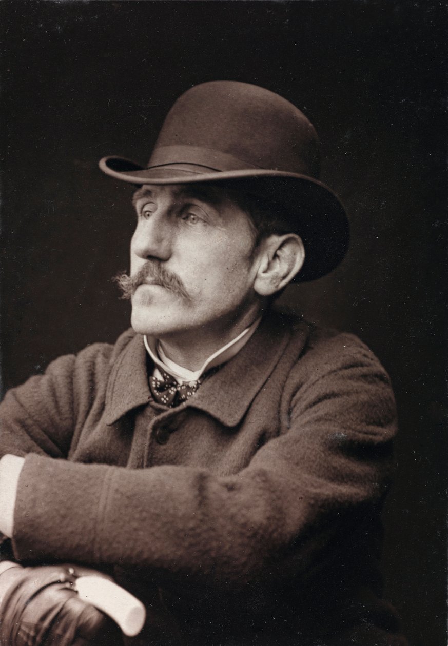 Album Artistique et Biographique, 5e jaar, Salon 1885; portret van de Franse schilder Georges-Louis Hyon (1855-1901) door Charles Michelez