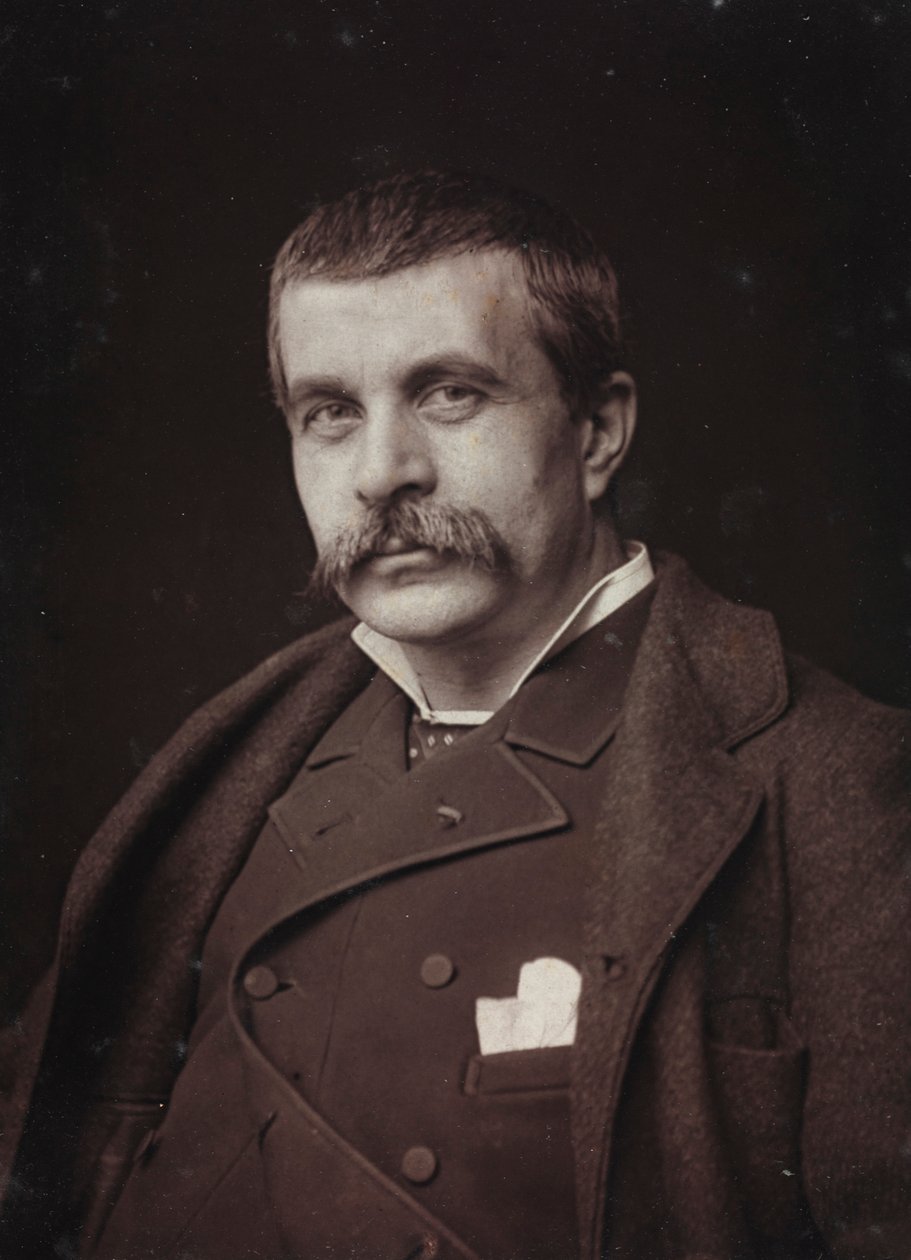 Album Artistique et Biographique, 5e jaar, Salon 1885; portret van de Franse schilder Jean-Jules-Antoine Lecomte du Nouÿ (1842-1923) door Charles Michelez