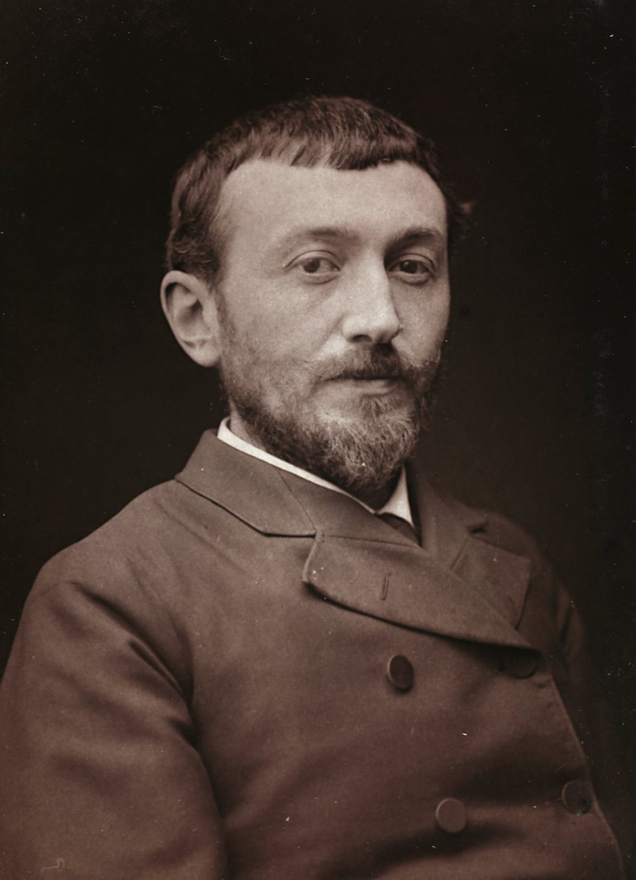 Album Artistique et Biographique, 6e jaar, Salon 1885; portret van de schilder Alfred Henry Bramtot door Charles Michelez
