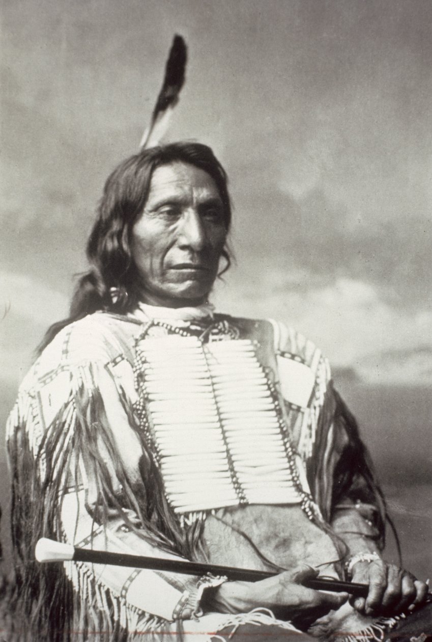 Red Cloud Chief (1822-1909) 1880 door Charles Milton Bell