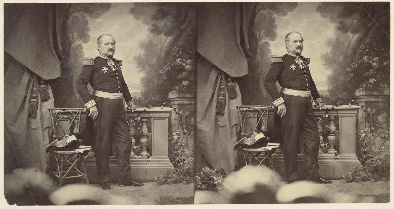 [Generaal Corréard, commandant van de troepen in Nice, na de annexatie] door Charles Nègre