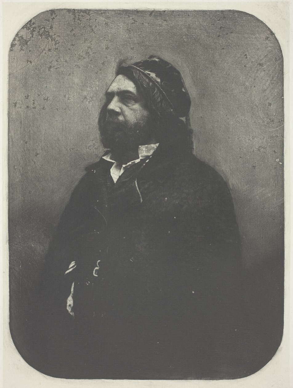 Portret van Theophile Gautier naar Nadar door Charles Nègre