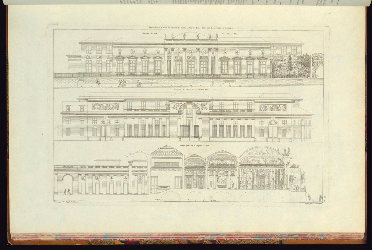 Gebonden Prent (Frankrijk) door Charles Nicolas Ransonnette