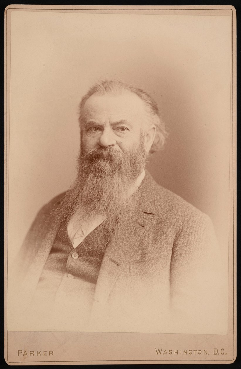 Portret van John Wesley Powell 1834-1902, 1885 door Charles Parker