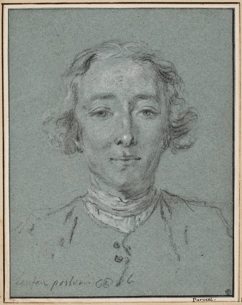 Portret van de kunstenaar Pierre Lenfant door Charles Parrocel