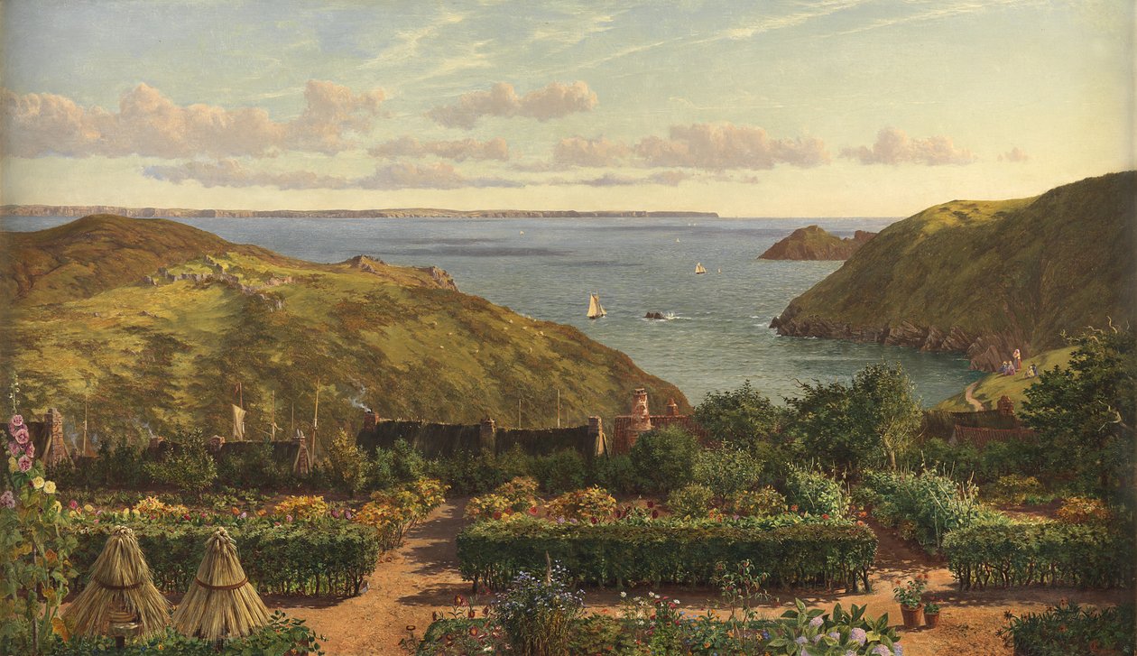 Vanuit mijn Raam in Solva, 1862 door Charles Parsons Knight