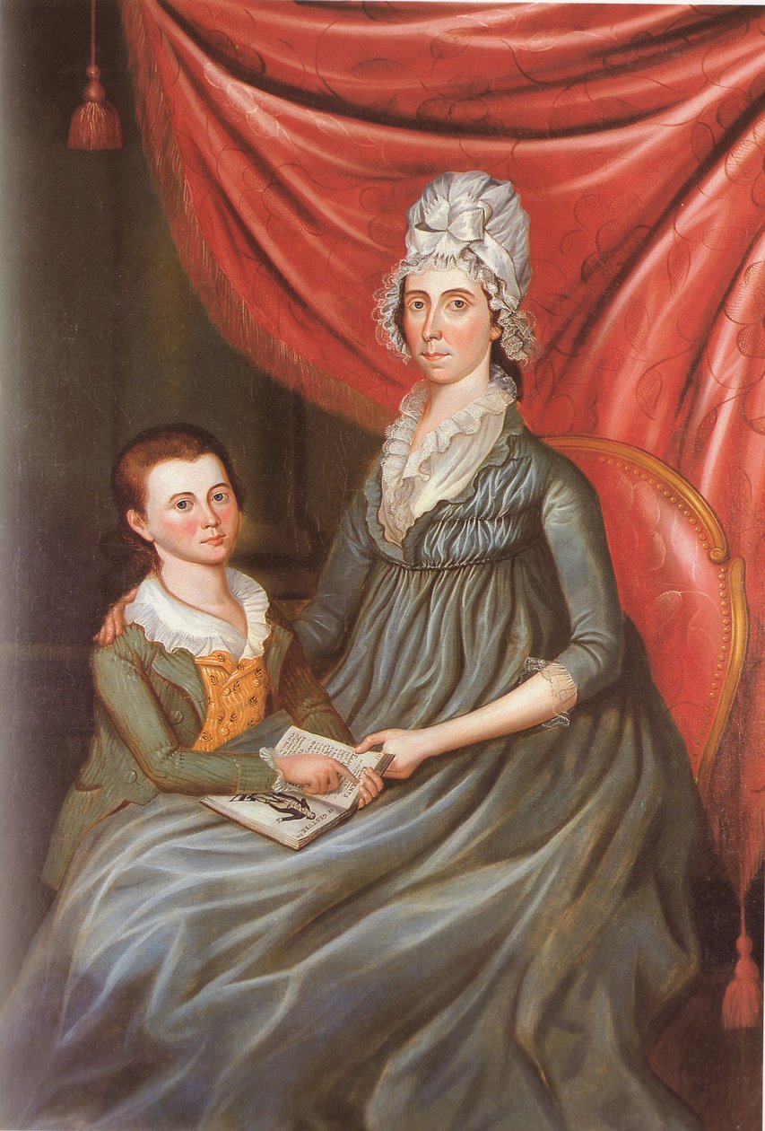 Eleanor Conway Hite en zoon, James Madison Hite door Charles Peale Polk