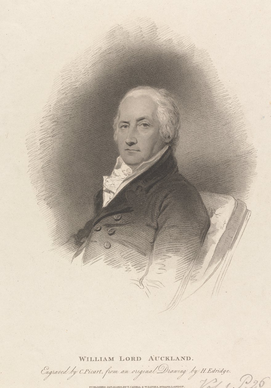 William Eden, 1e Baron Auckland door Charles Picart