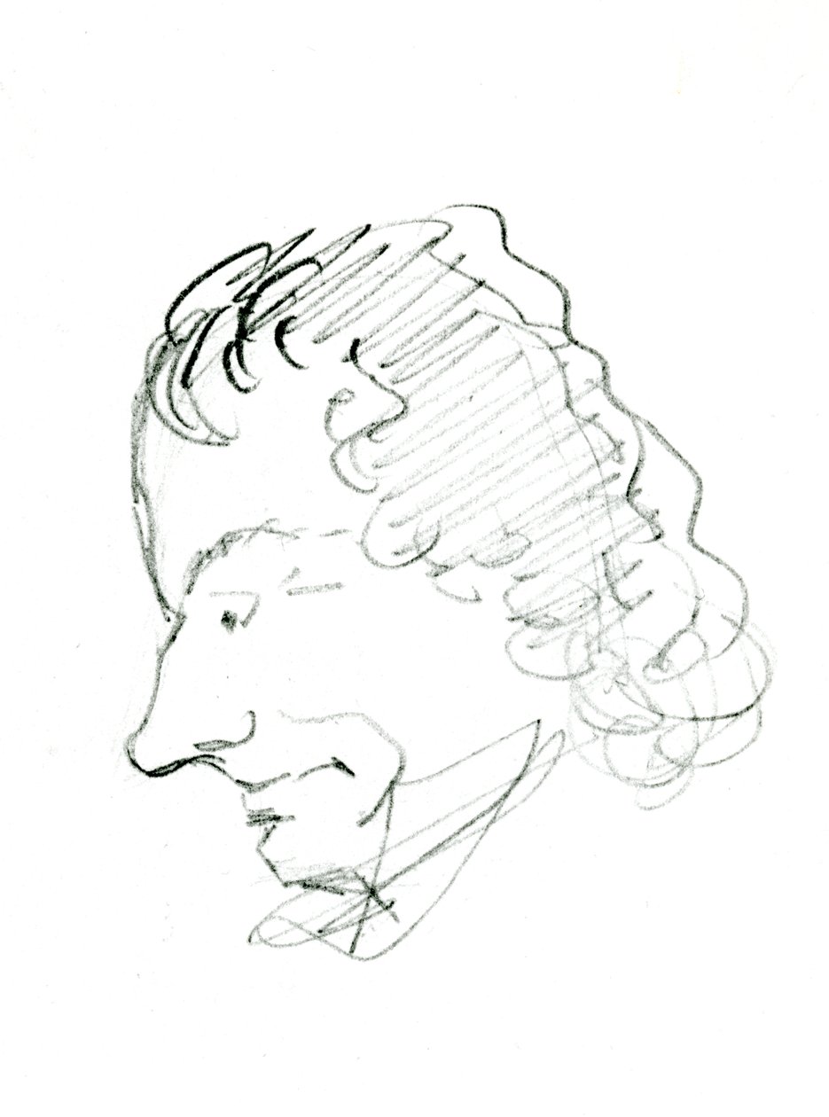 Zelfportret, ca. 1843 door Charles Pierre Baudelaire