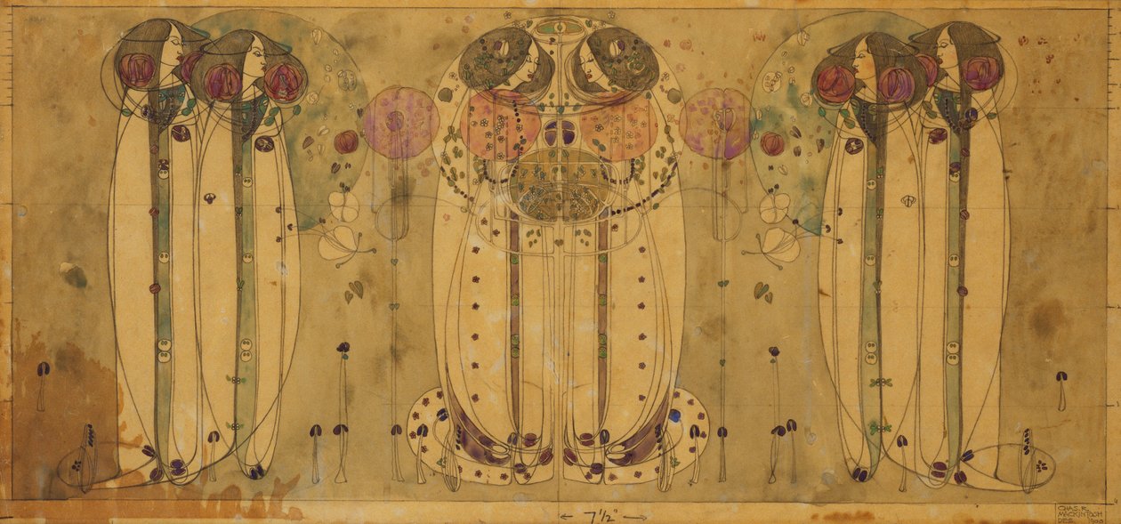 De Wassail, 1900 door Charles Rennie Mackintosh
