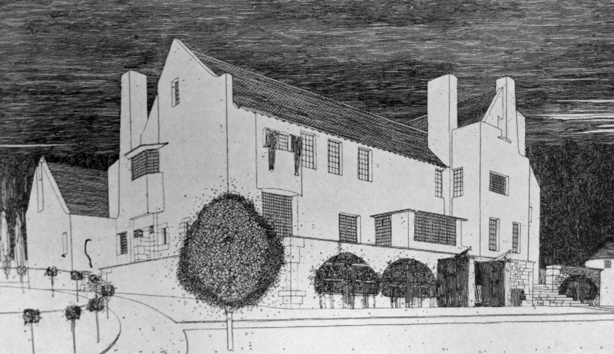 Onbekend schilderij door Charles Rennie Mackintosh