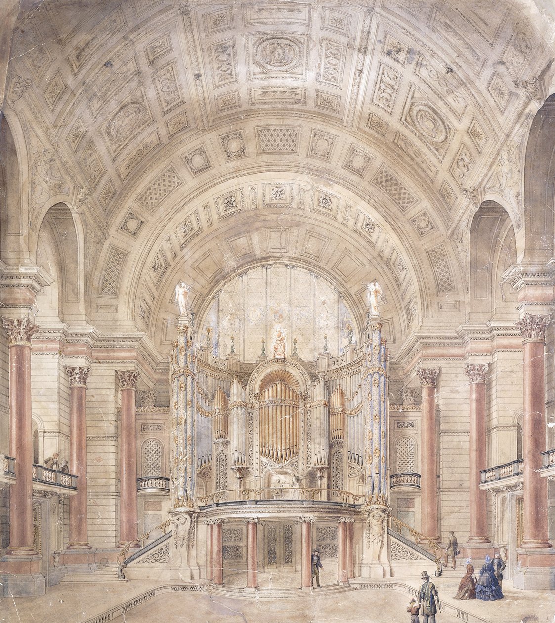 Het interieur van de Grote Zaal, St George