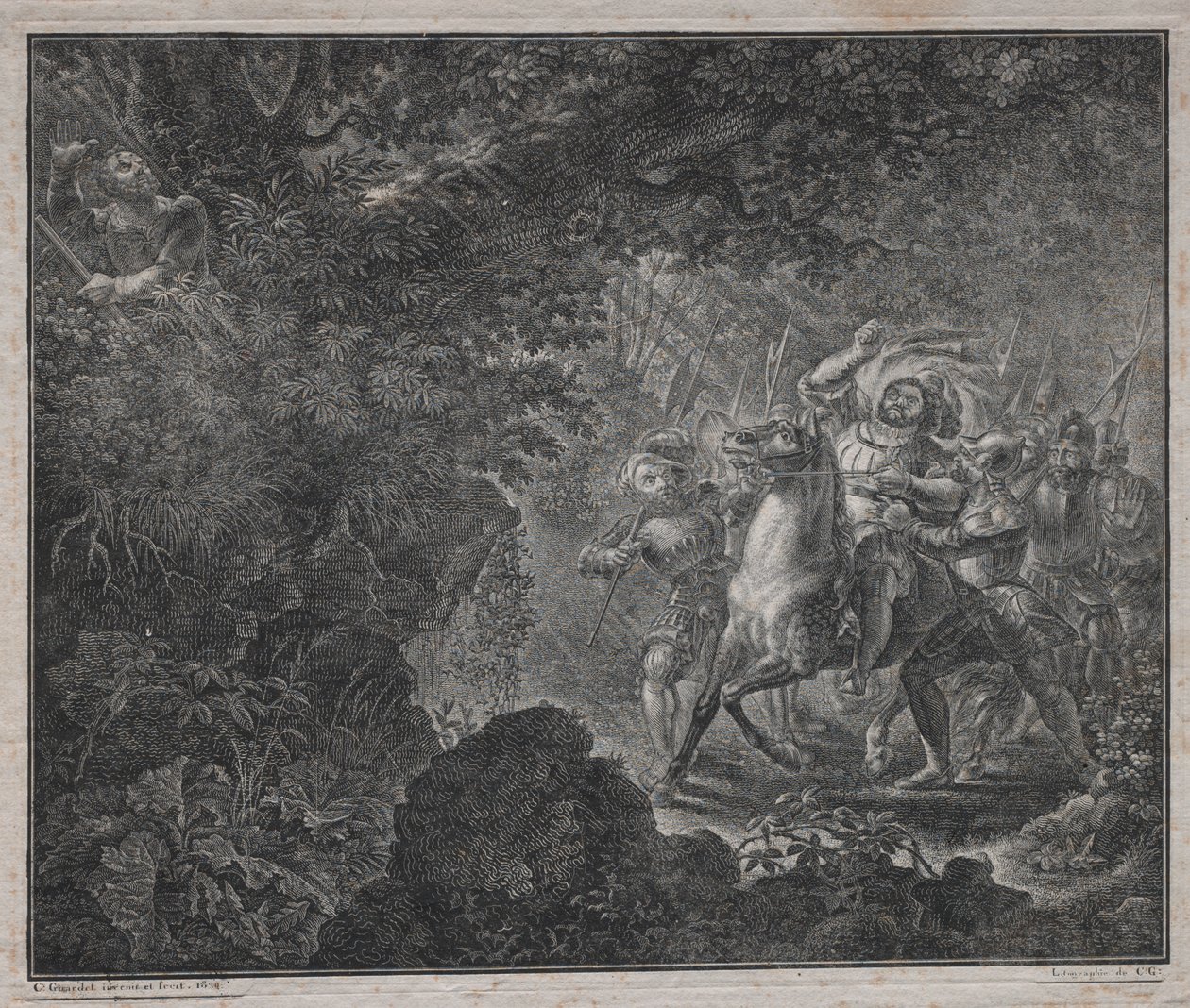 Wilhelm Tell in Küssnacht door Charles Samuel Girardet