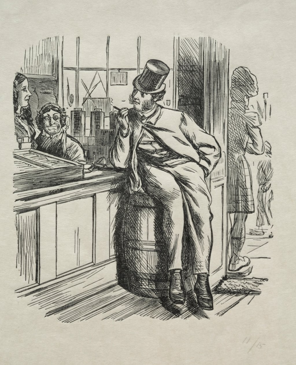 Wat Er Gebeurde Toen We Een Rijke Oom Vermoordden Met Kerstmis door Charles Samuel Keene