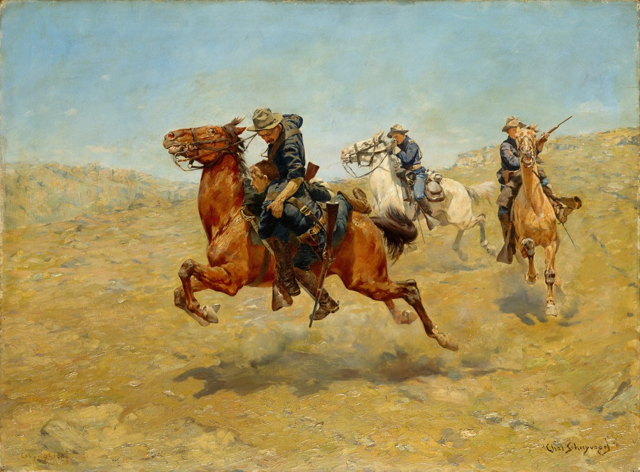 Mijn Bunkie, 1899 door Charles Schreyvogel