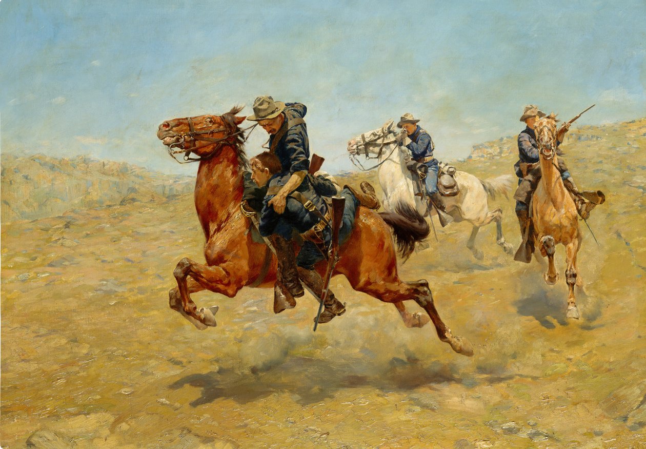 Mijn Bunkie, voltooid 1899 door Charles Schreyvogel