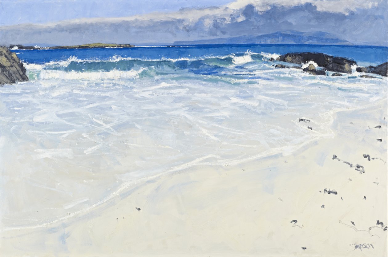 Na de storm, Iona, 2010 (olieverf op doek) door Charles Simpson