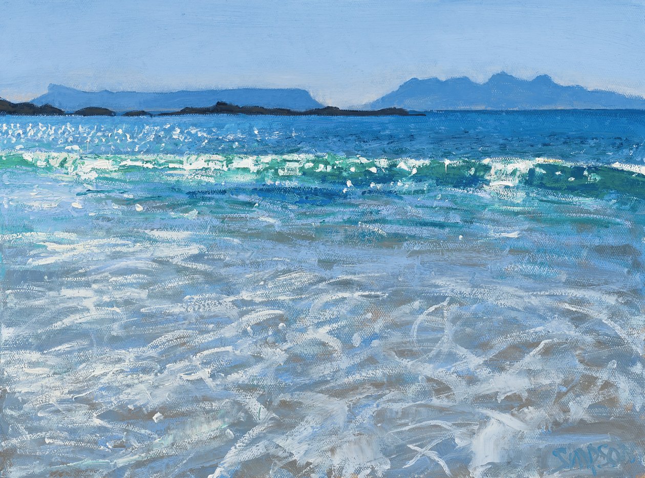 Aprildag, 2014 (olieverf op doek) door Charles Simpson