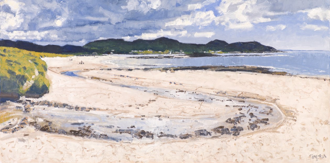 Strandstroom, Sanna, 2017 (olieverf op doek) door Charles Simpson