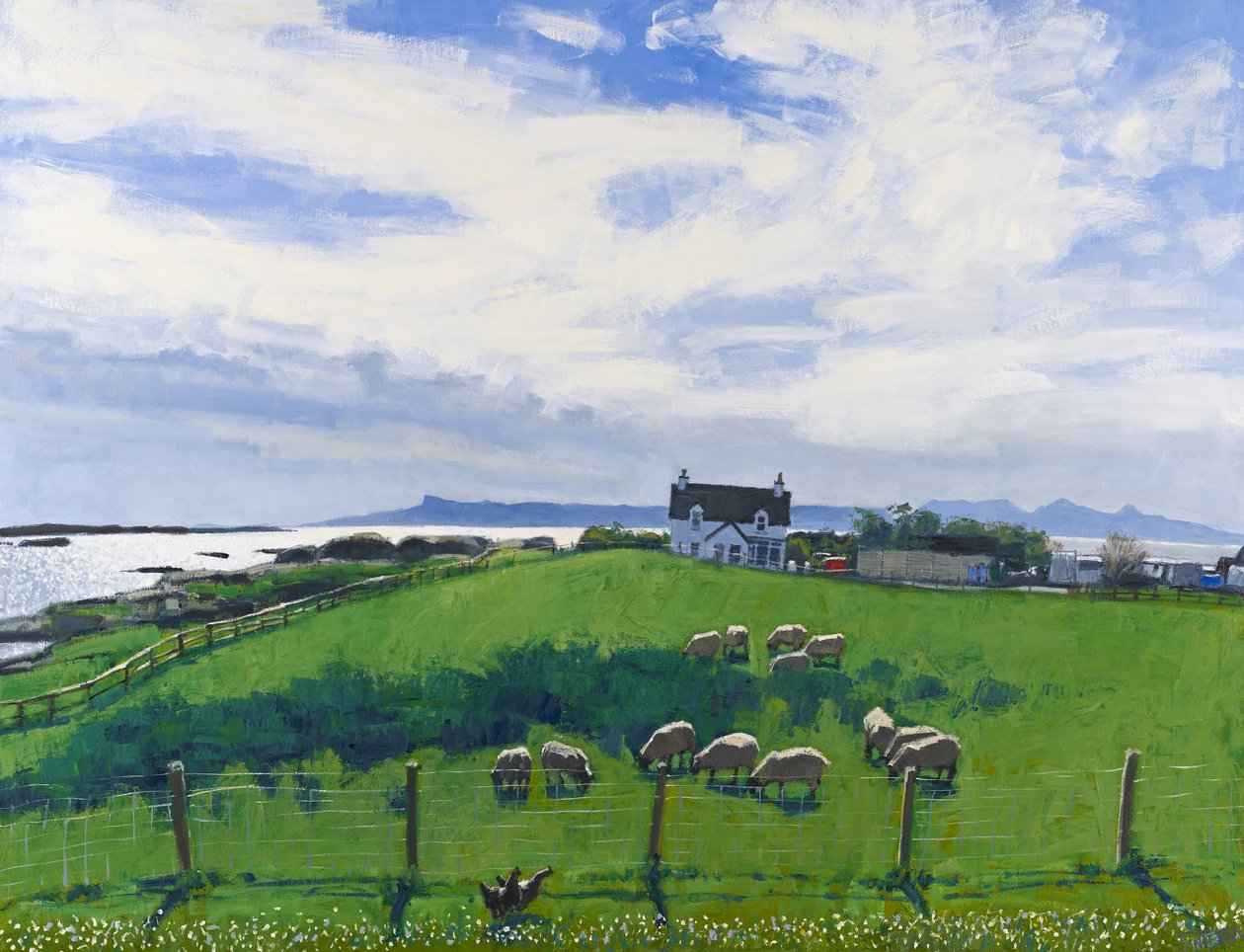 Bunacaimbe, 2012 (olieverf op doek) door Charles Simpson