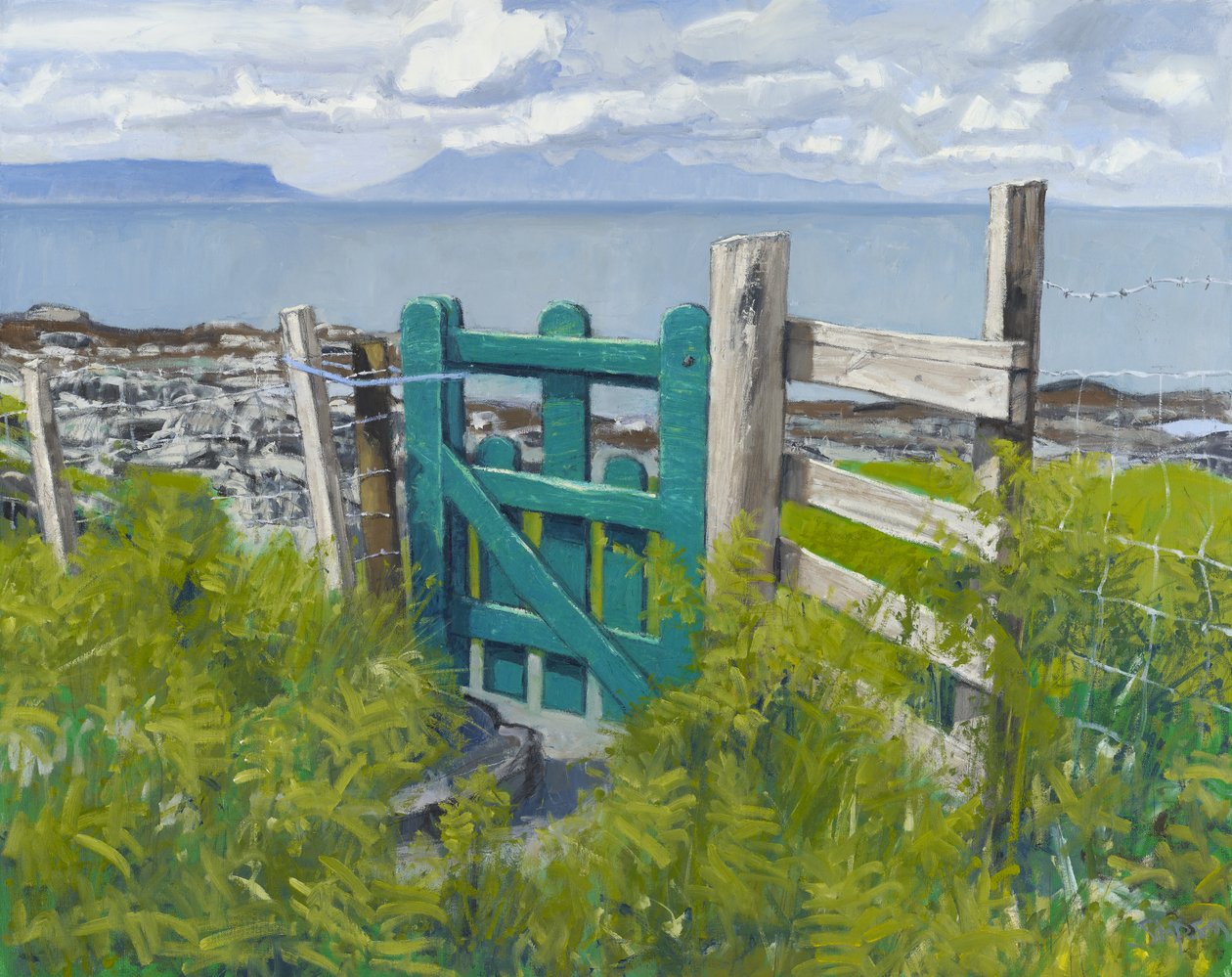 Poort, 2012 (olieverf op doek) door Charles Simpson