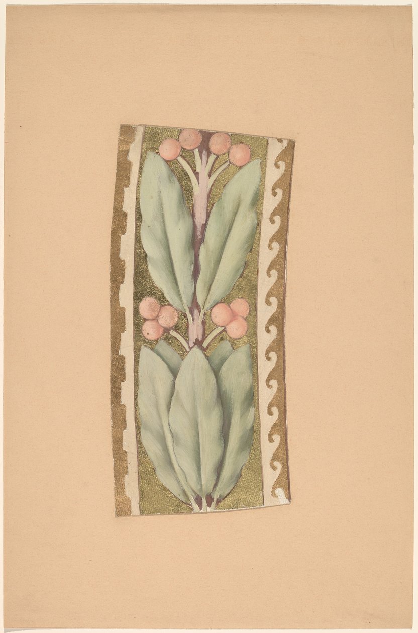 Studie voor een Randontwerp door Charles Sprague Pearce