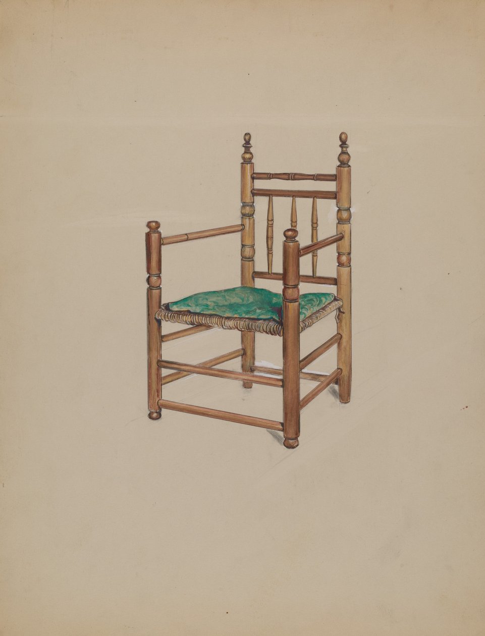 Carver armstoel door Charles Squires