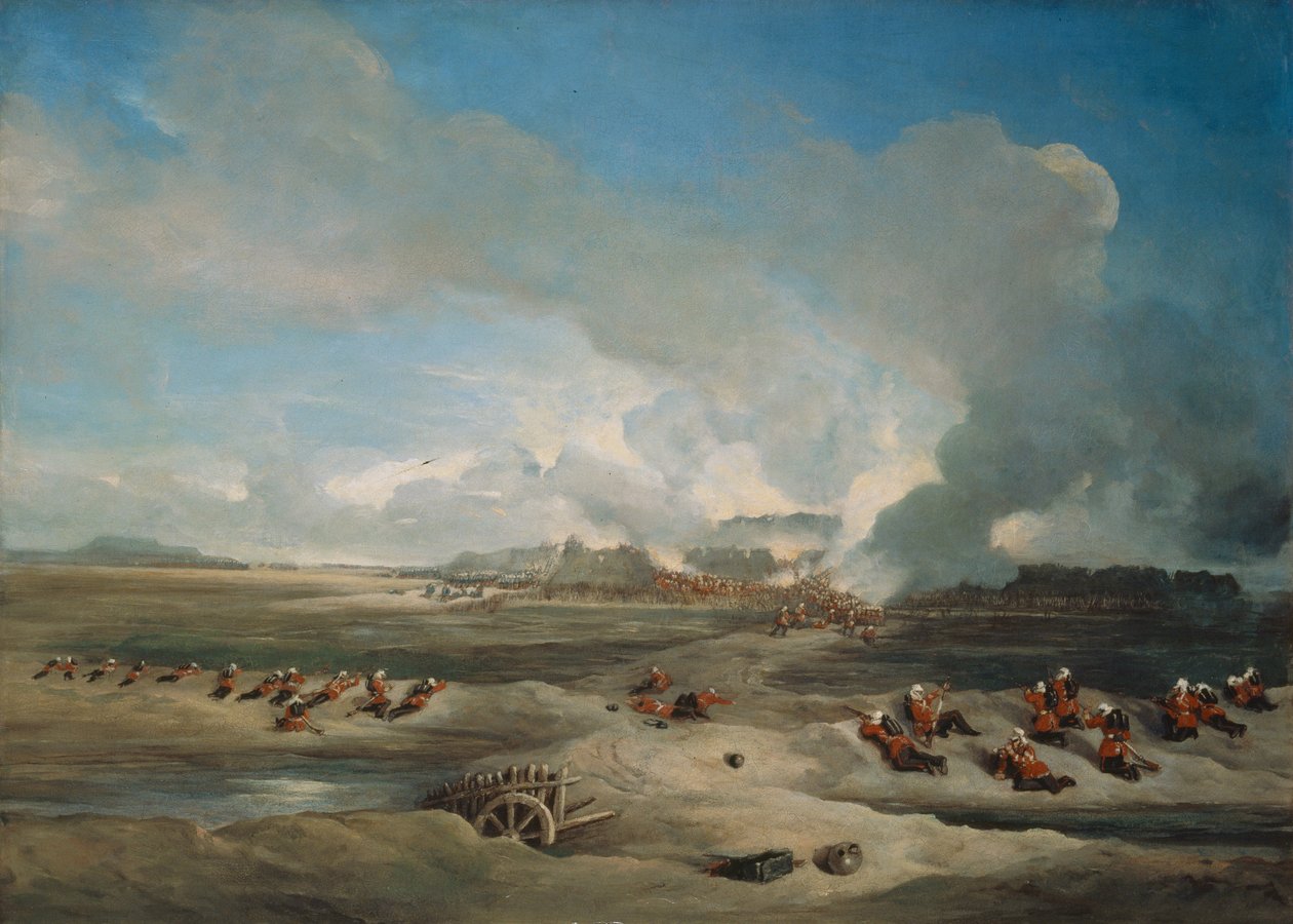 De bestorming en verovering van het Noordfort, Peiho, op 21 augustus 1860, 1860 door Charles Stewart Hardinge