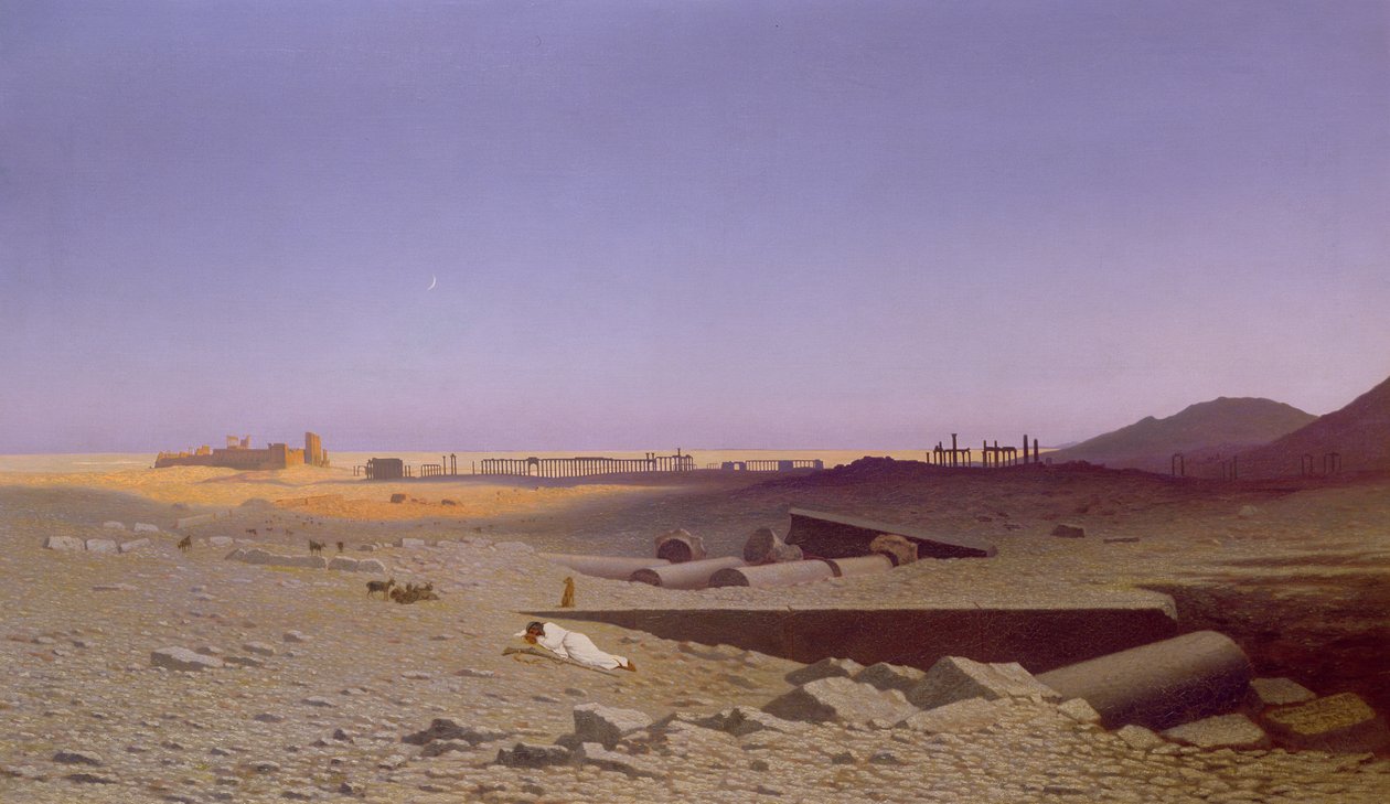 Ruïnes van Palmyra, 1839 door Charles Theodore Frere