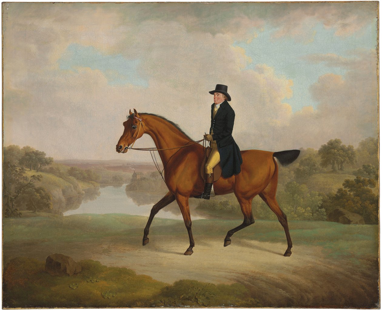 William Yates, Esq., van Springside, op zijn favoriete paard door Charles Towne