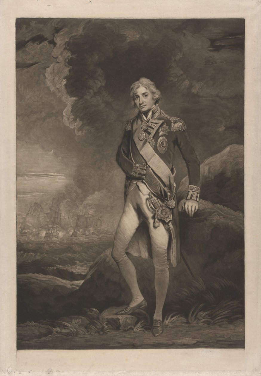 Admiraal Lord Nelson door Charles Turner