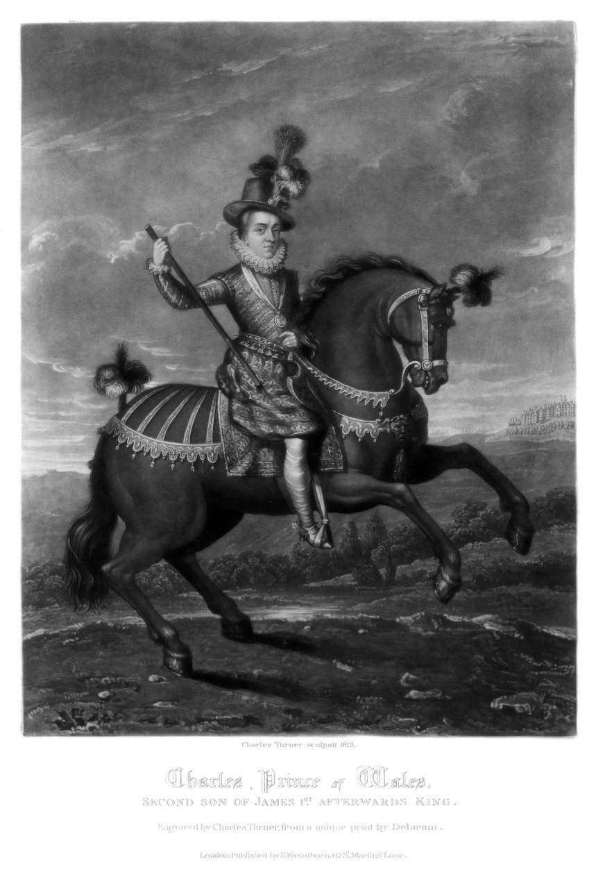 Charles, Prins van Wales, 1816 door Charles Turner