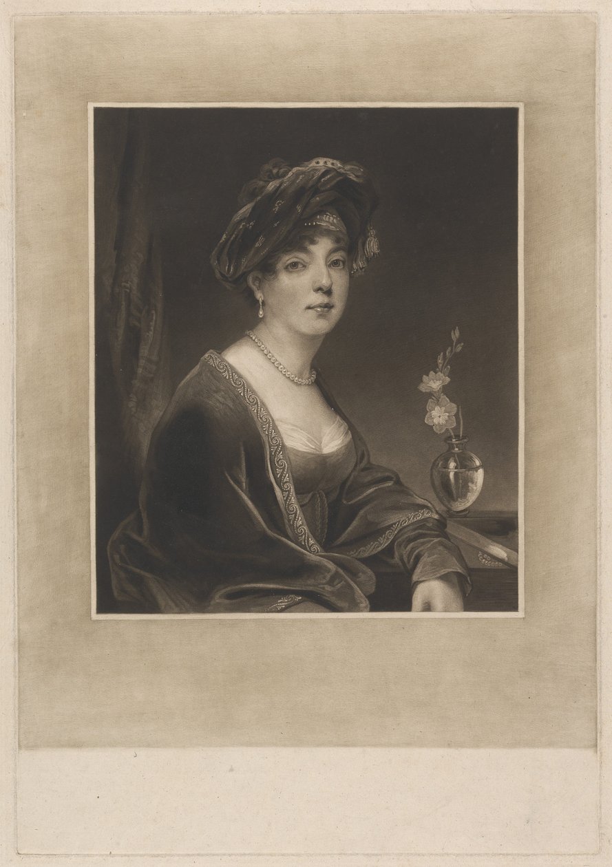 Elizabeth Levenson-Gower, hertogin van Sutherland door Charles Turner