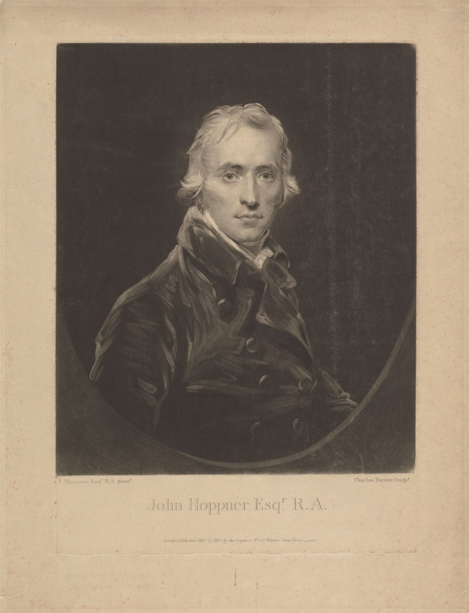 John Hoppner door Charles Turner