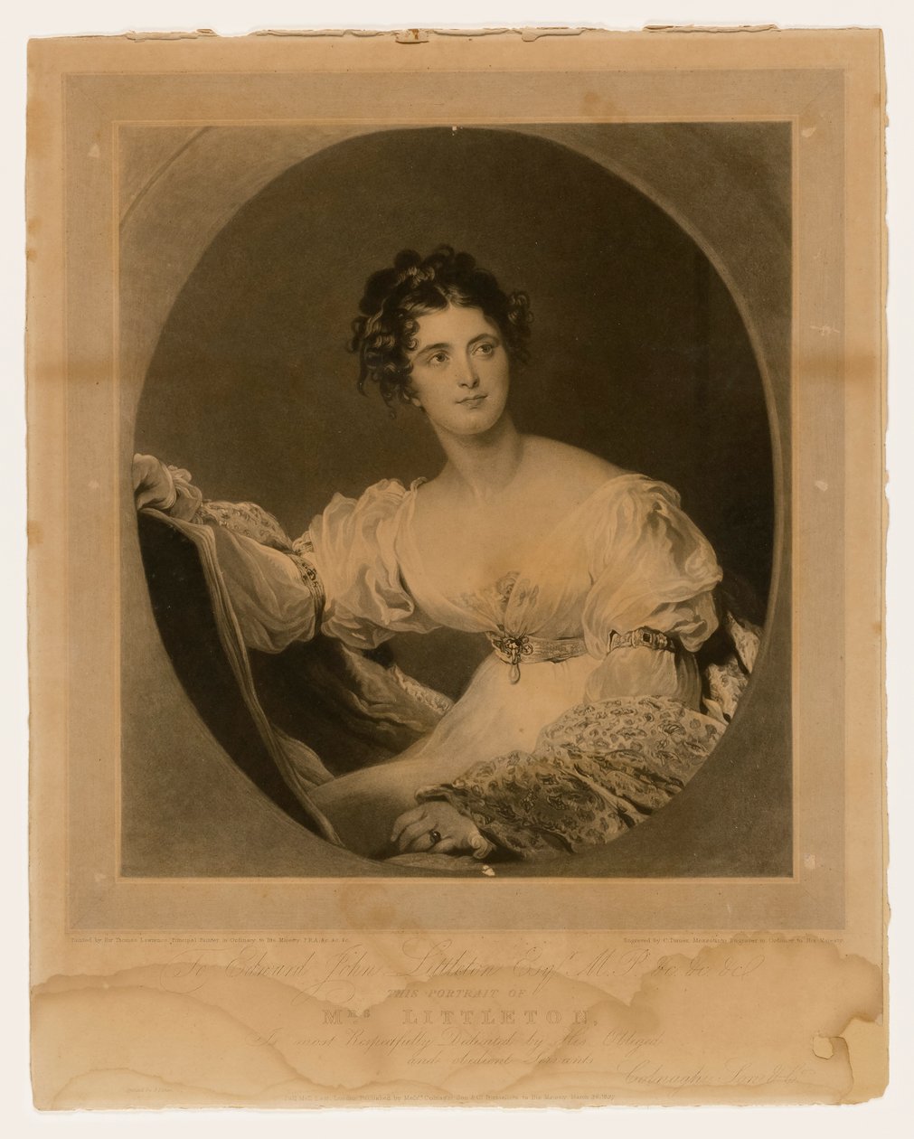 Mevrouw Littleton door Charles Turner