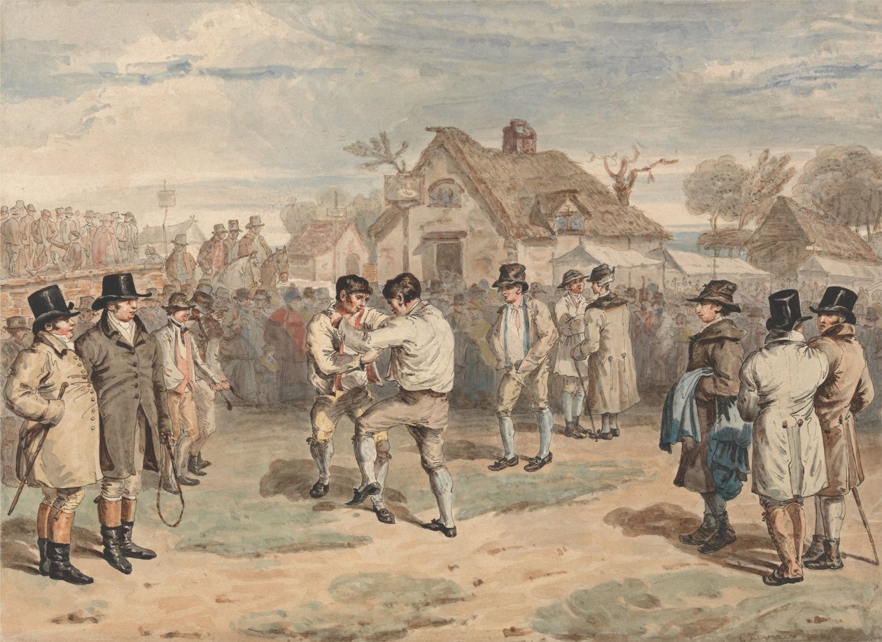 Worstelen door Charles Turner