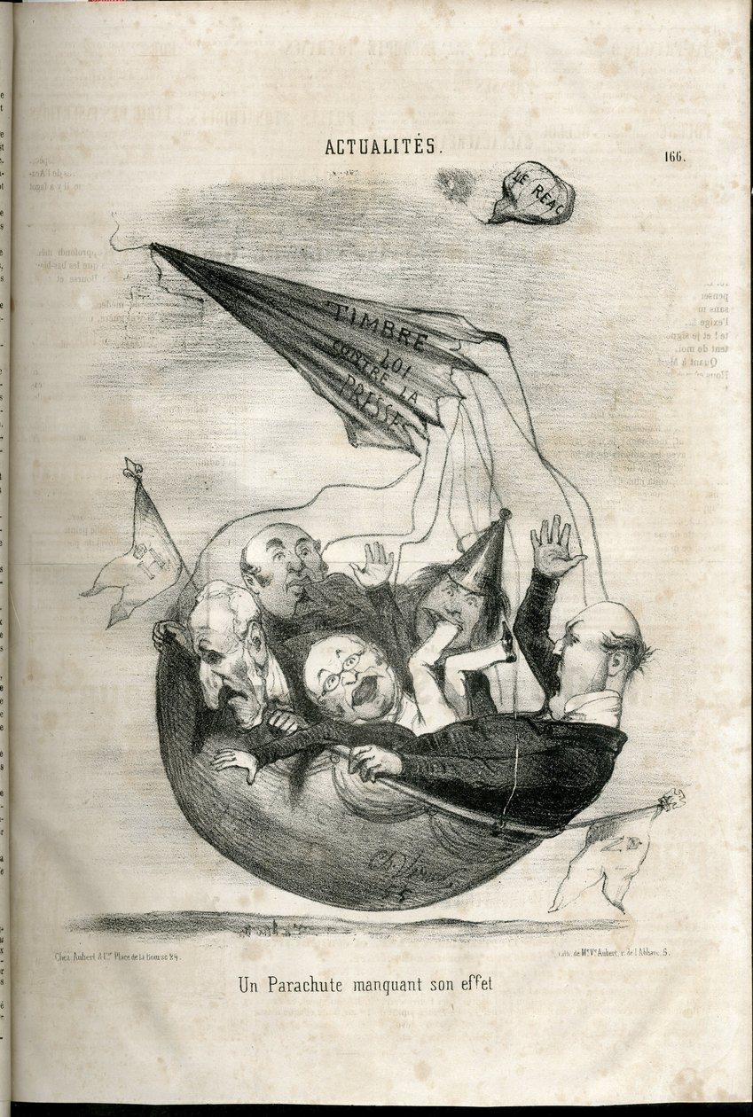 Illustratie in Le Charivari door Charles Vernier