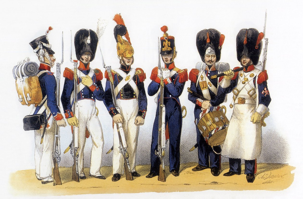 Uniformen van het Franse leger: Nationale Garde (Infanterie) door Charles Vernier