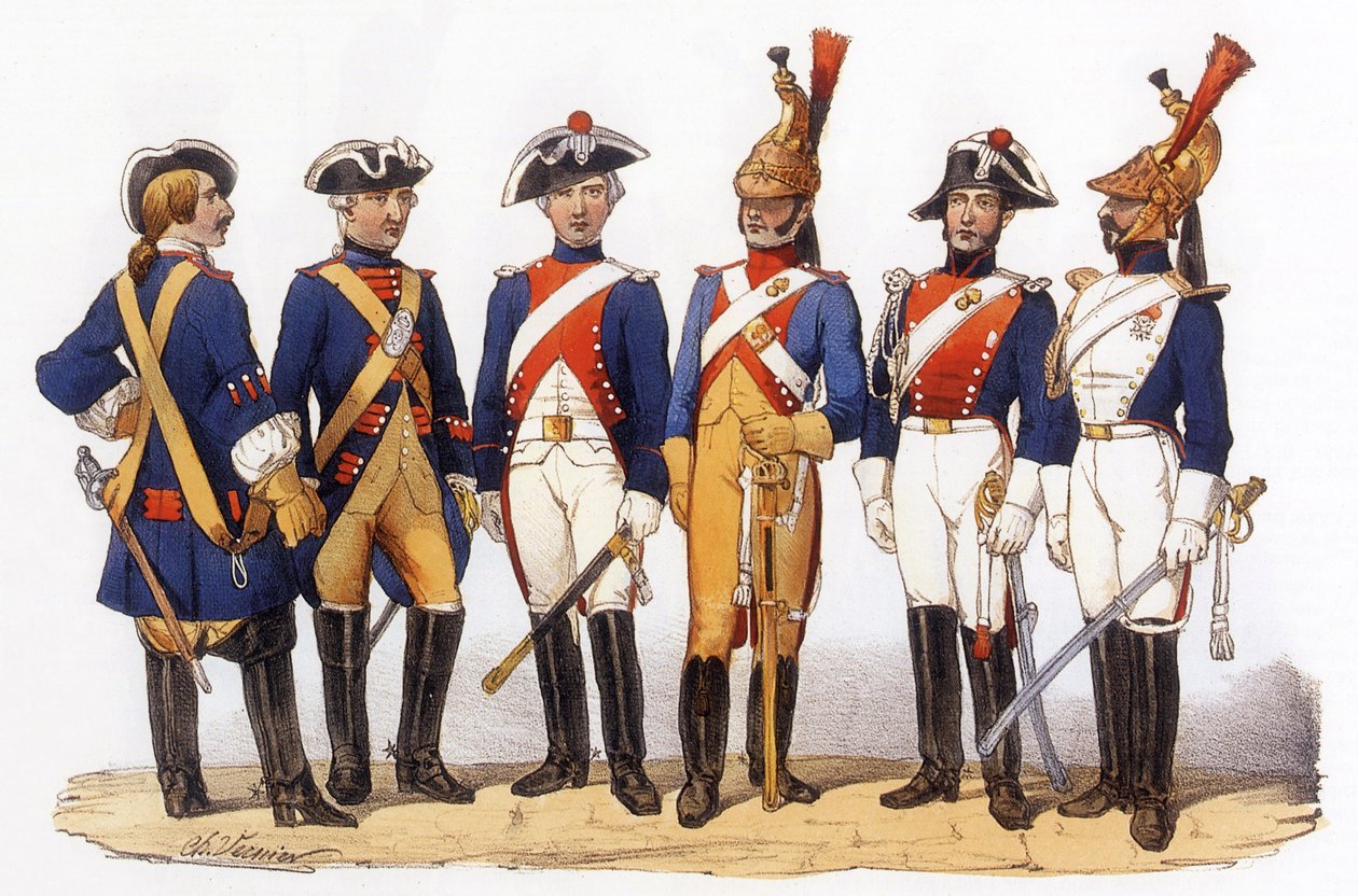 Uniformen van het Franse leger: Speciale troepen van de stad Parijs door Charles Vernier