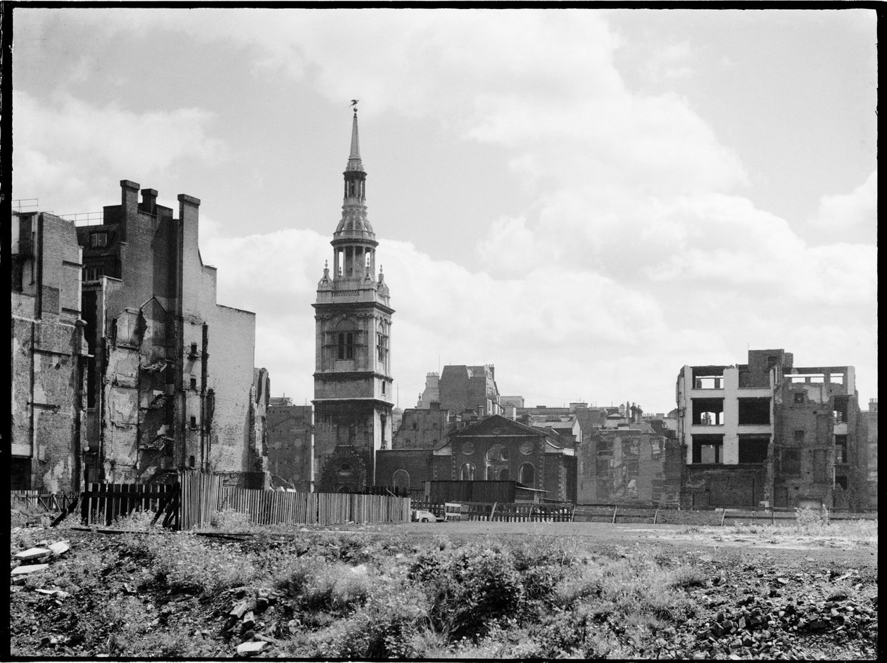 St Mary-le-Bow Kerk, Cheapside, City en County van de City of London, GLA door Charles William Prickett