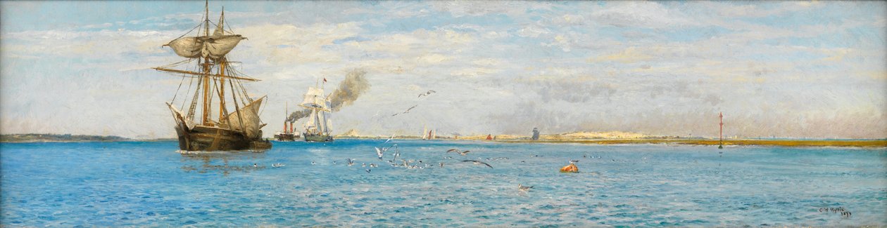 Southampton Water door Charles William Wyllie
